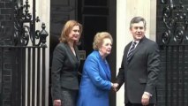 Former French leaders pay tribute to late Thatcher