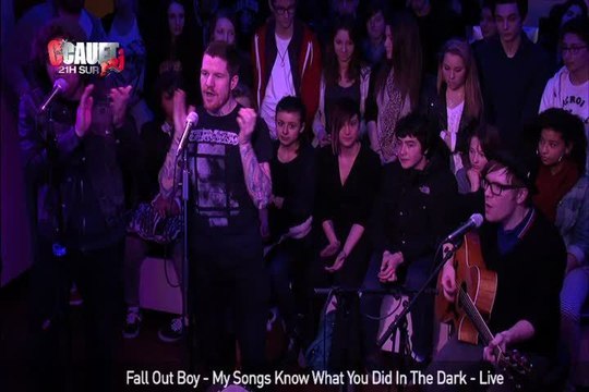 Fall Out Boy - My Songs Know What You Did In The Dark - Live - C'Cauet sur NRJ