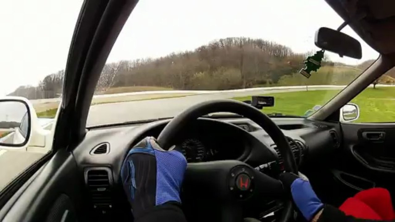 Honda Integra TypeR DC2 Circuit du Laquais 08-04-2013 inside vitre gauche