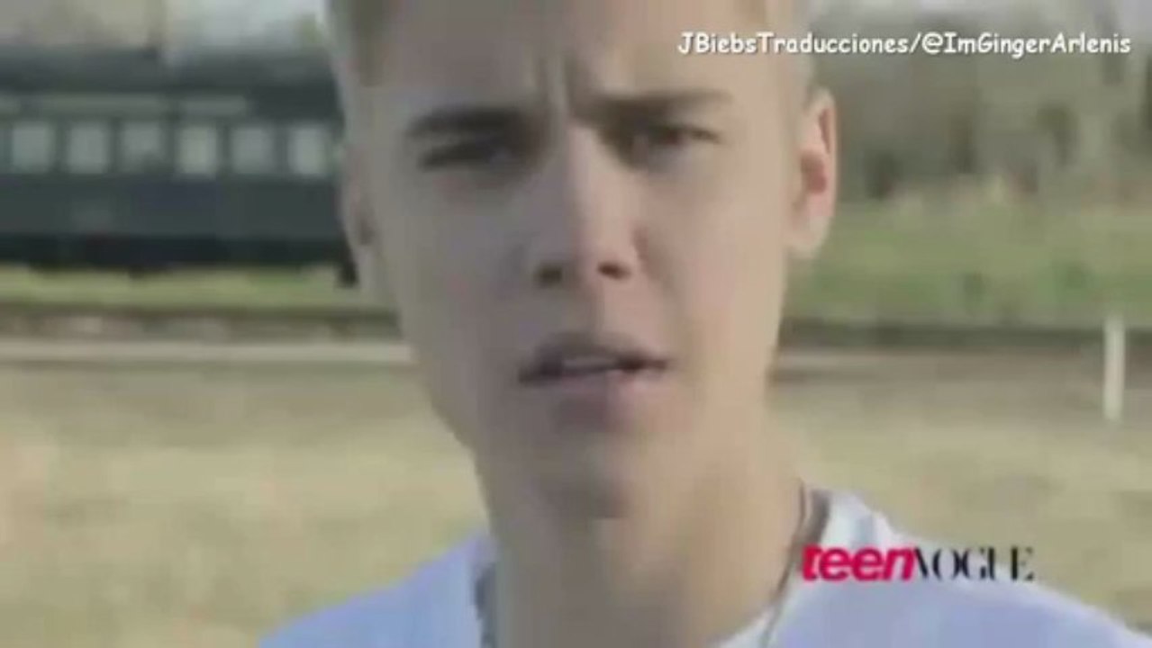 Justin Bieber - Canciones favoritas para tocar en vivo - Teen Vogue - Abril 2013 (Español) HD