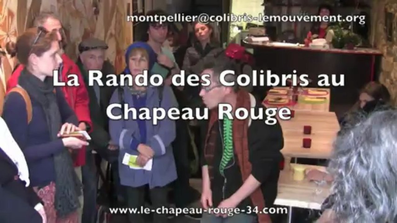 Chapeau Rouge Rando Colibris 30 mars 2013