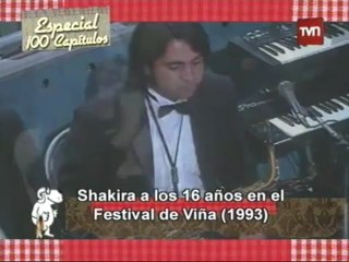 Shakira en Chile. Festival de Viña 1993