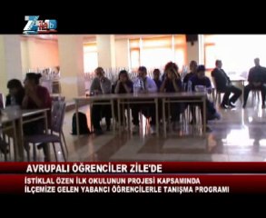 AVRUPALI ÖĞRENCİLER ZİLEDE
