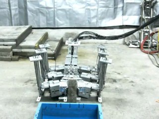水圧軟体筋肉ロボット：P34：三足歩行：ハンド：サンポート