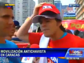 Vea cómo antichavistas piden Unión mientras chavistas compartían con ellos en sana paz