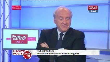 Hubert Védrine: "[Paradis fiscaux] C’est une plaie. (…) il faut aller beaucoup plus loin."
