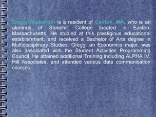 Gregg Warburton Canton