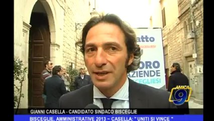 Bisceglie, amministrative 2013 | Casella: "Uniti si vince"