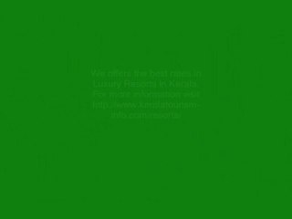 Book Online Cheap Resorts in Kerala