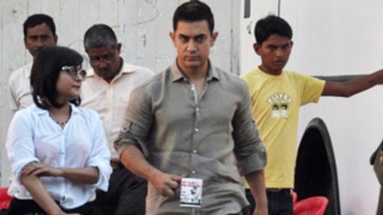 Aamir Khan shoots for P.K