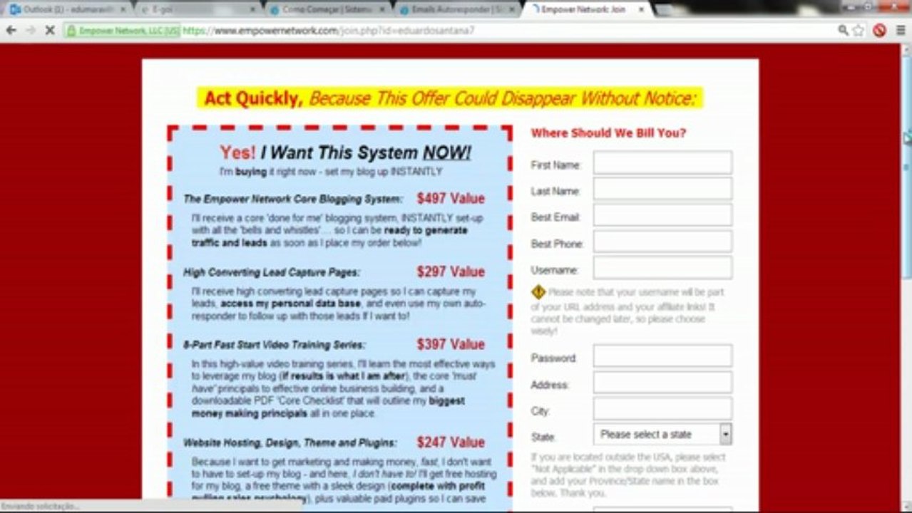 Tutorial e-goi na Empower Network