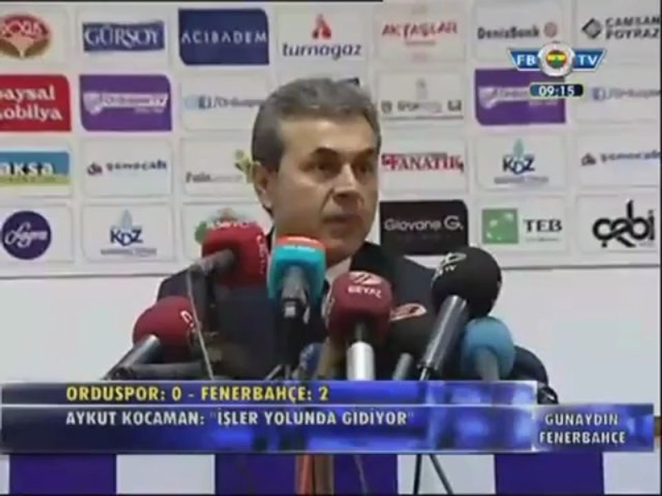 Aykut Kocaman'ın Basın Toplantısı - Orduspor