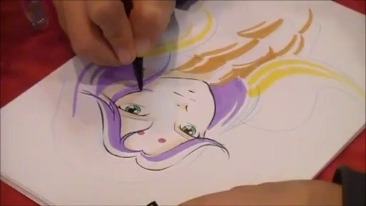 Saint Seiya - Fanart de Mû par Jérôme Alquié - Japan Expo Marseille 2013 -