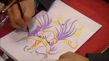 Saint Seiya - Fanart de Milo par Jérôme Alquié - Japan Expo Marseille 2013 -