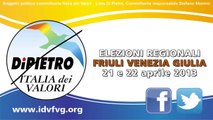 IdV - In Friuli Venezia Giulia, Insieme Ricostruiamo (08.04.13)