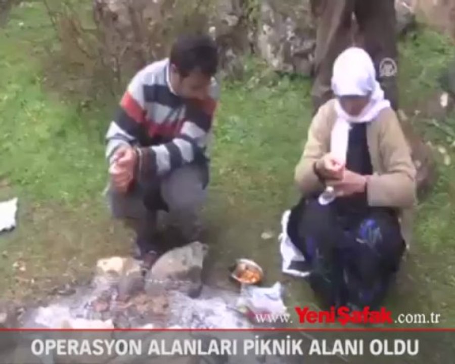 Operasyon bölgeleri, piknik alanı oldu