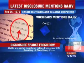 Political fight over WikiLeaks disclosure