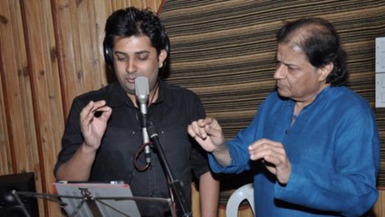 Anoop Jalota Song Recording For Album `Destiny` !