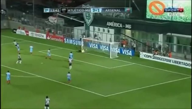 Golaço de Ronaldinho Gaúcho - Atlético-MG 5 x 2 Arsenal de Sarandí
