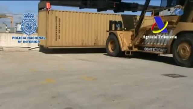 Interceptado un contenedor de cacahuetes con 134 kilos de cocaína en Valencia