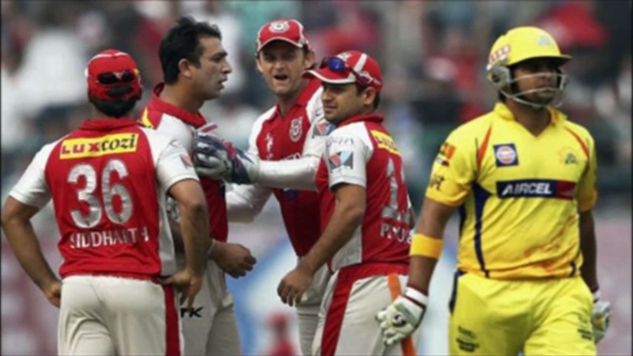 11th match - Kings XI Punjab v Chennai Super Kings