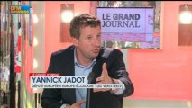 Yannick Jadot, député européen Europe-Écologie dans  Le Grand Journal - 8 avril 4/4