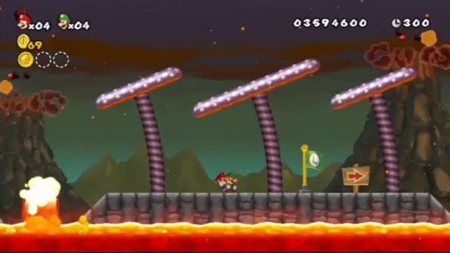 New Super Mario Bros. Wii - Monde 8 : Niveau 8-1