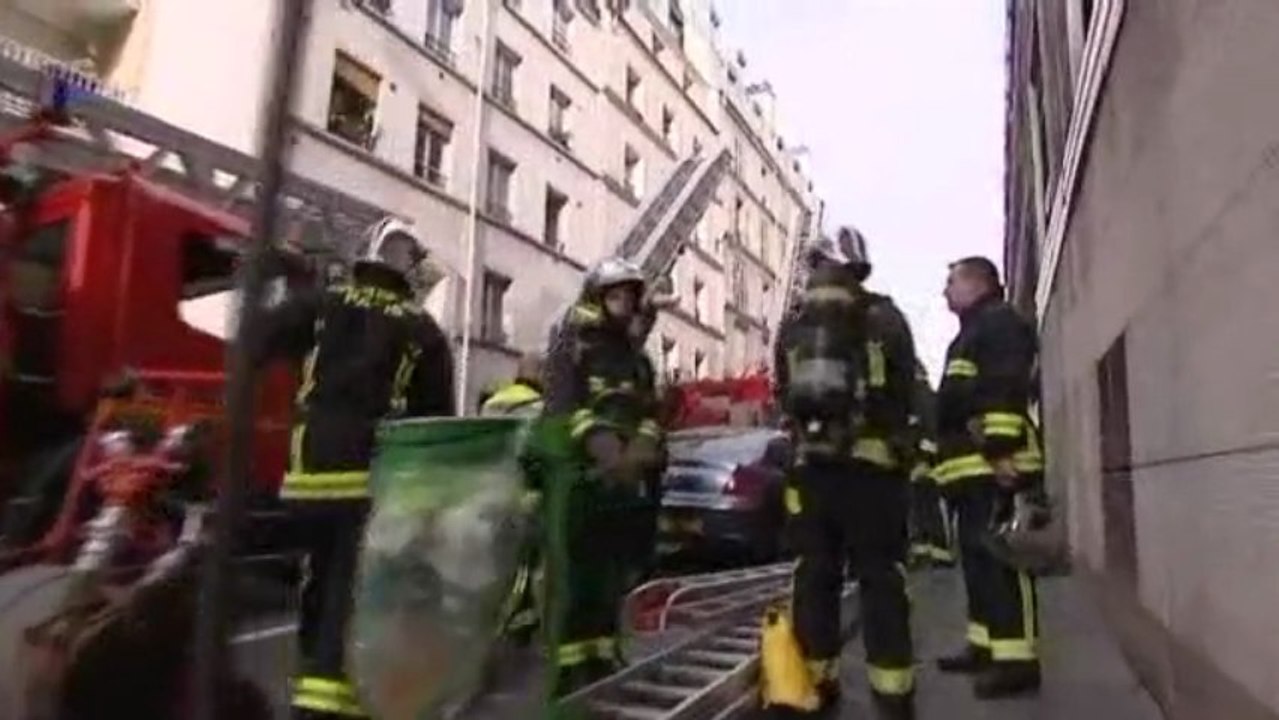 Incendie à Paris dans le XIe