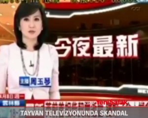 Tayvan televizyonunda skandal