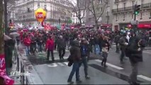 Plusieurs milliers de manifestants contre l'accord sur l'emploi