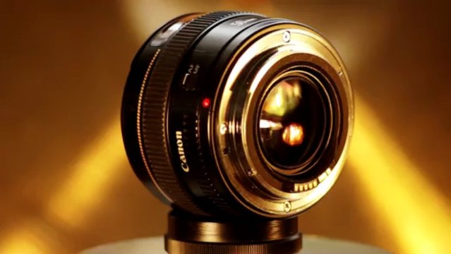 Lens Canon EF 50mm F1.4 USM - Free HD stock footage