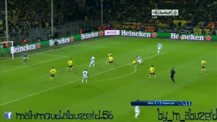 بوروسيا دورتموند و ملقه - دورى أبطال أوروبا 2013 - أهداف الشوط الاول