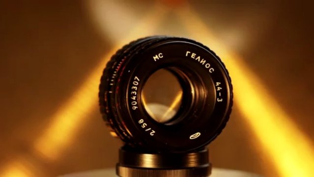 Lens Helios 44-3 2 58mm - Free HD stock footage