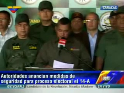 125 mil funcionarios se desplegarán para resguardar elecciones presidenciales