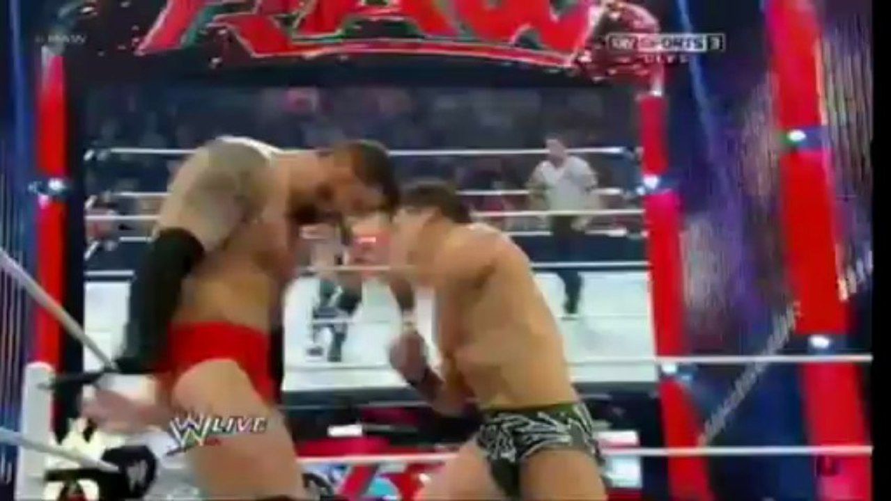 Wade Barret Vs. The Miz Intercontinental Championship Raw 08 de abril 2013