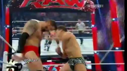 Wade Barret Vs. The Miz Intercontinental Championship Raw 08 de abril 2013