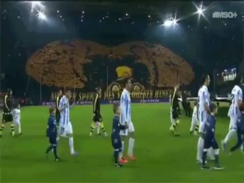 دخلة متحركة من جماهير بروسيا دورتموند