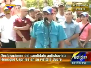 Capriles se negó a firmar acuerdo para respetar al CNE