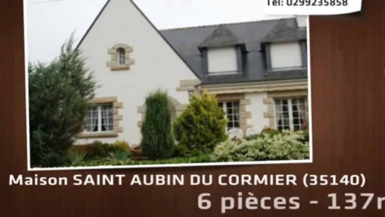 A vendre - maison - SAINT AUBIN DU CORMIER (35140) - 6 piècces - 137m