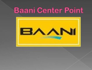 9650100436 Baani Center Point-Premium Commercial Space