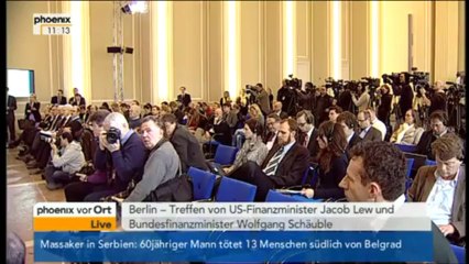 Jacob Lew und Wolfgang Schäuble