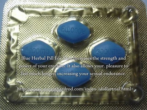 Blue Herbal Pill For Men Reviews - Does Blue Herbal Pill Work?