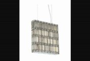 Schonbek 2292gs Quantum 11 Light Ceiling Pendant In Polished Chrome With Swarovski Strass Golden Shadow Crystal