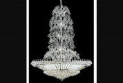 Elegant Lighting 2908g48crc Sirius 43 Light Large Foyer Chandelier In Chrome With (clear) Royal Cut Crystal