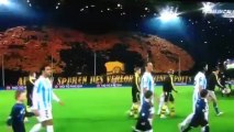 Spectacular choreography of Borussia Dortmund Fans