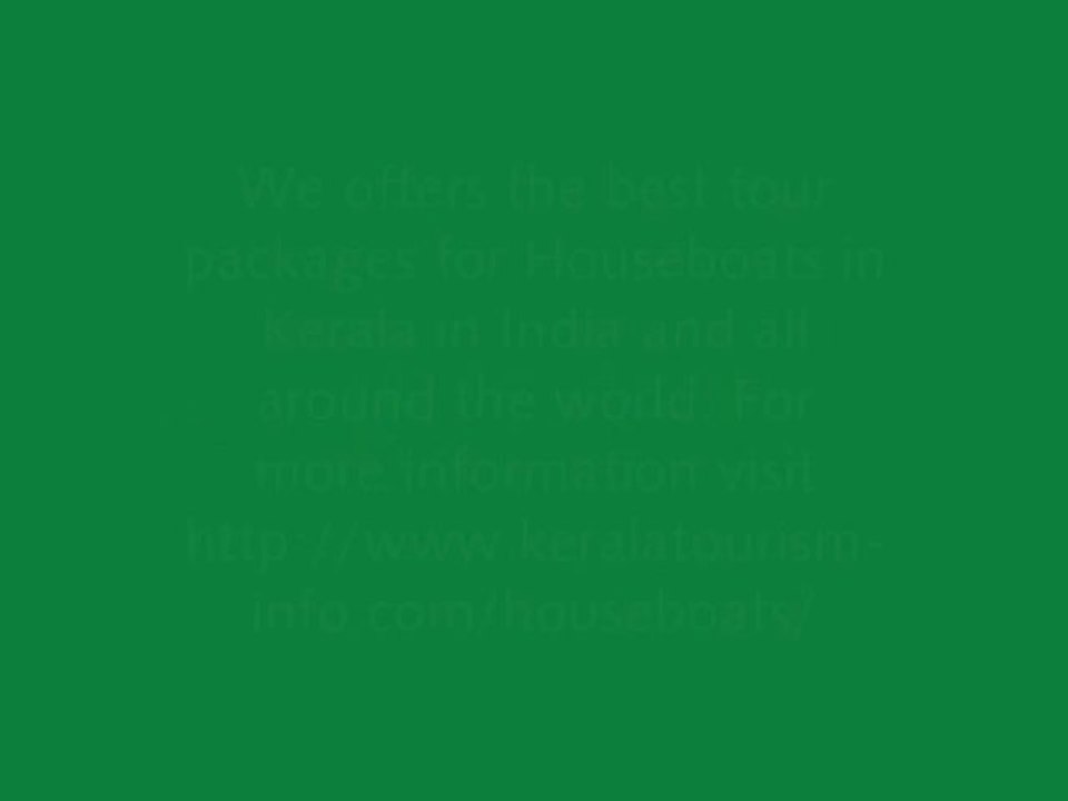 Get Best Offers in Kerala Houseboats Tour Packages