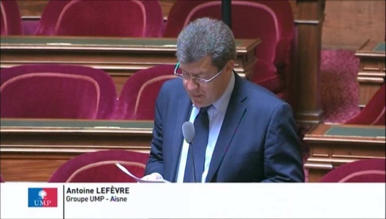 Antoine Lefèvre, Sénateur de l'Aisne : Plan de développement du marché des automobiles électriques