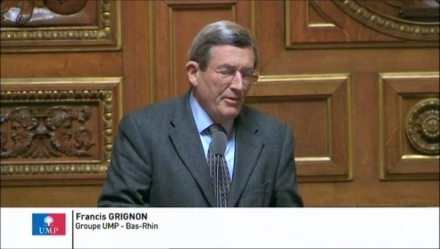 Francis Grignon, Sénateur du Bas-Rhin : Suppression des aides financières extra-légales pour les personnes handicapées