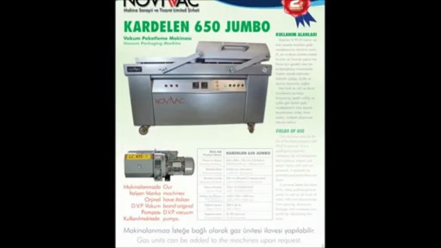 Vakum Paketleme Makinası, Vakum Ambalaj Makinası