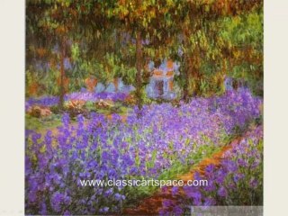 Enjoy Claude Monet famous oil paintings